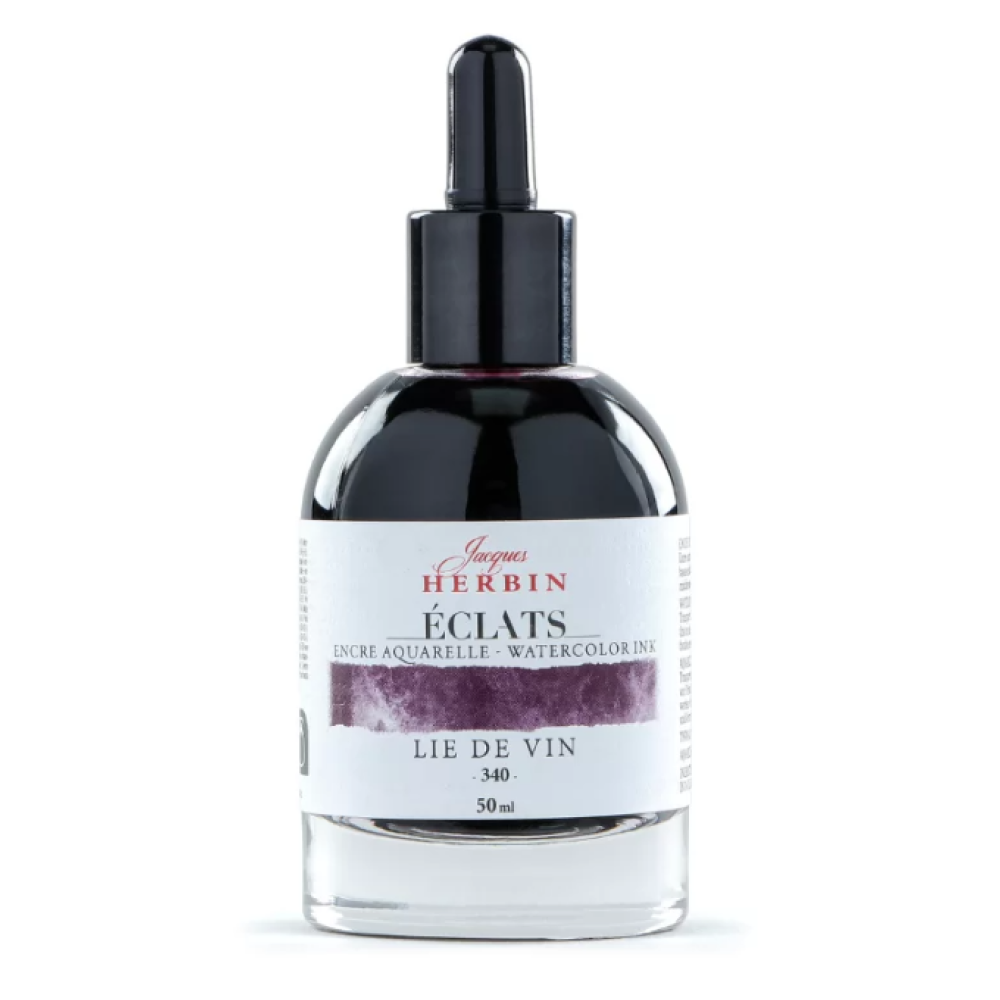 Чернила акварельные "Herbin. Eclats", бургунди, 50 мл.