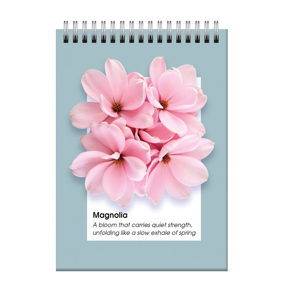 Блокнот "Гербарий.1", A6, 60 листов, клетка, голубой