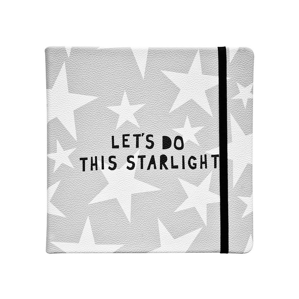 Скетчбук "Stars", 150x150 мм, 64 листа, серый