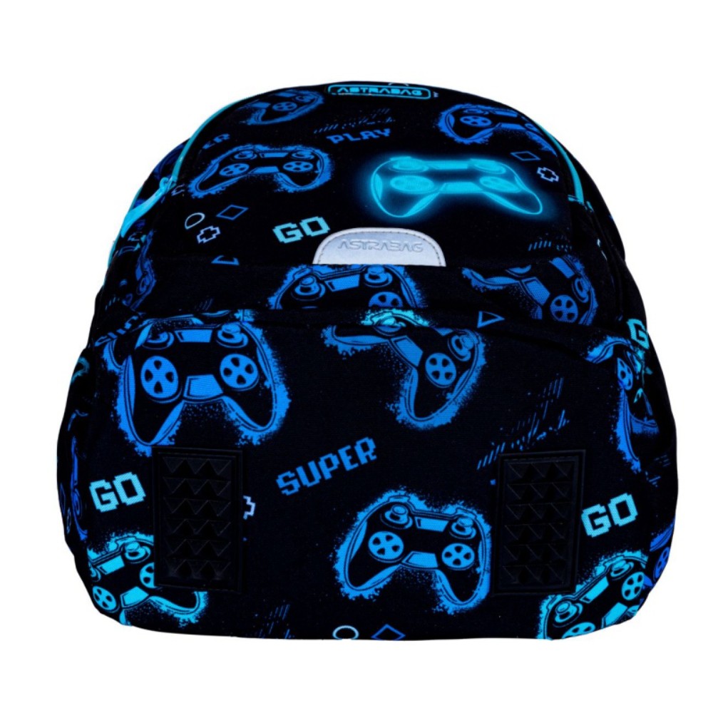 Рюкзак детский Astra "Go Playing", черный, синий  - 3