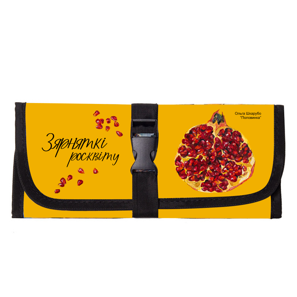 Пенал для кистей "Половинка", Ольга Шкарубо, S, разноцветный