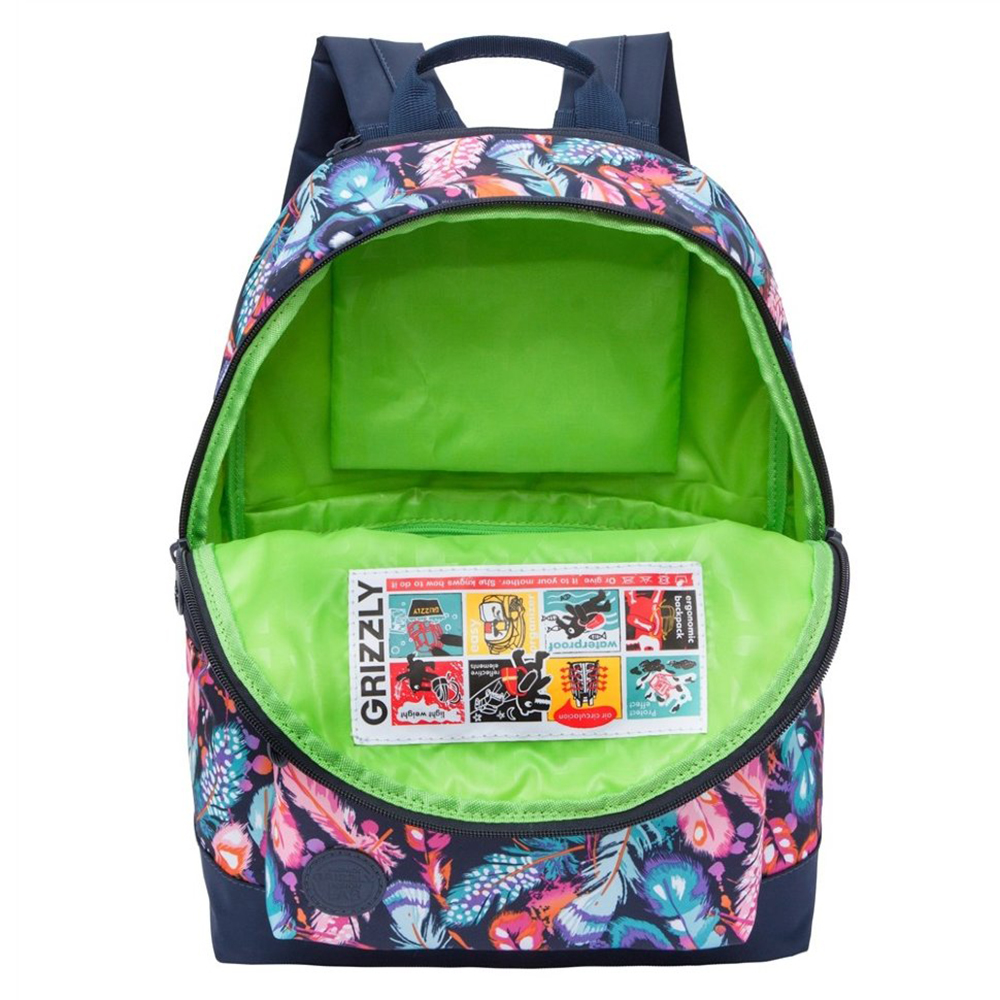 Рюкзак молодежный "Plumage", синий - 4