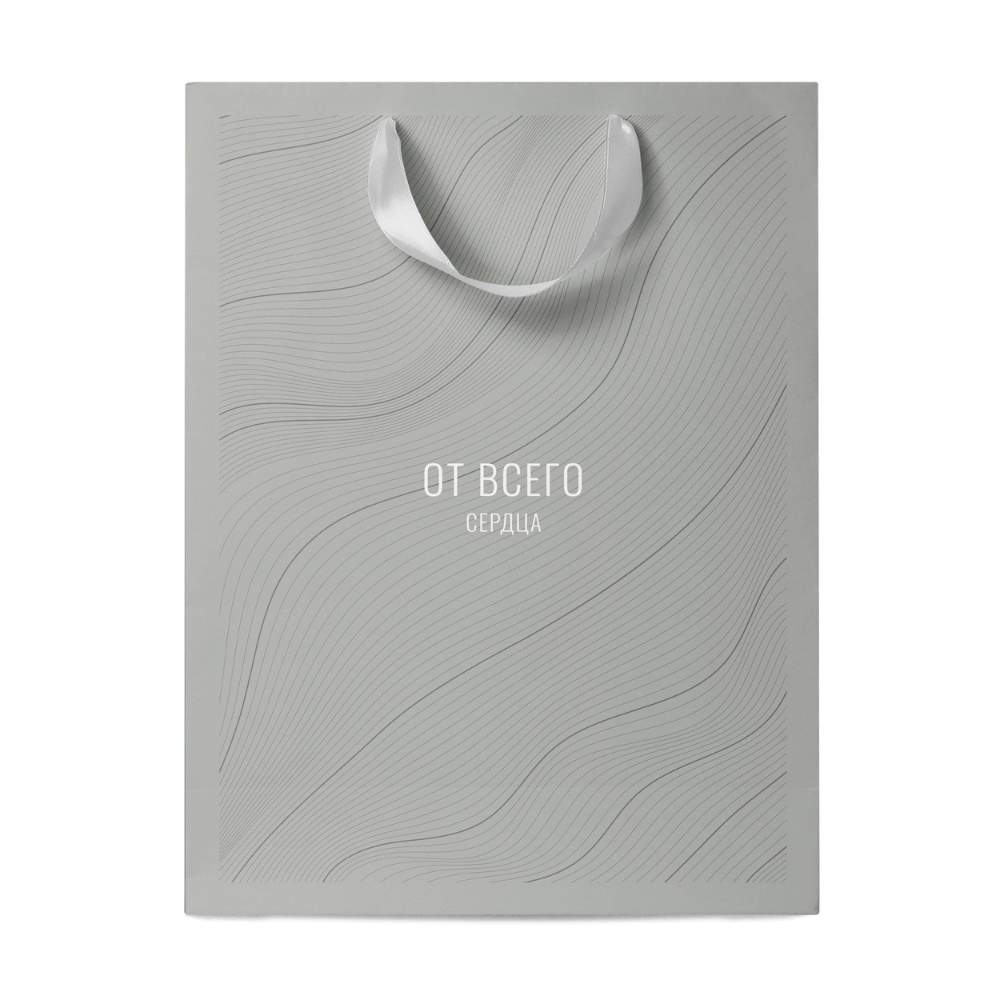 Пакет бумажный подарочный "Country", 31х41х10 см, ассорти