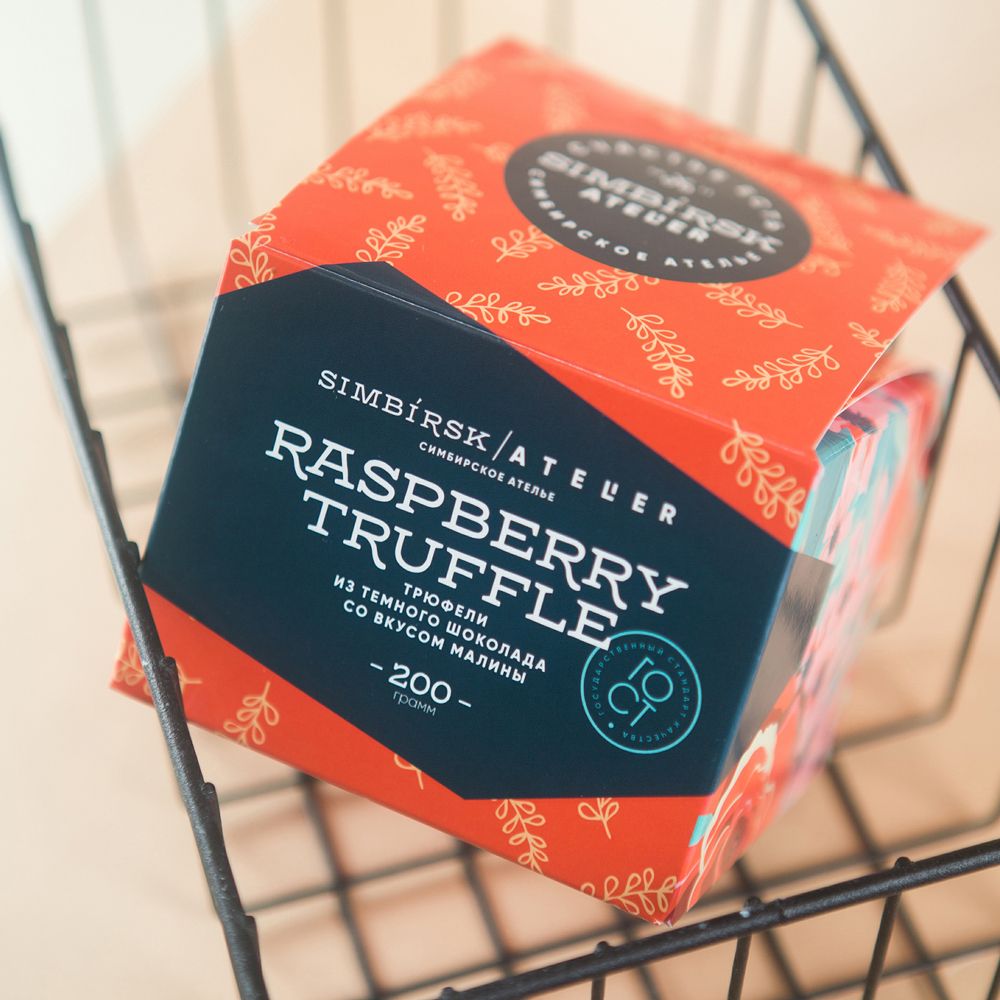 Конфеты "Simbirsk Atelier. Raspberry Truffle", 200 г, со вкусом малины