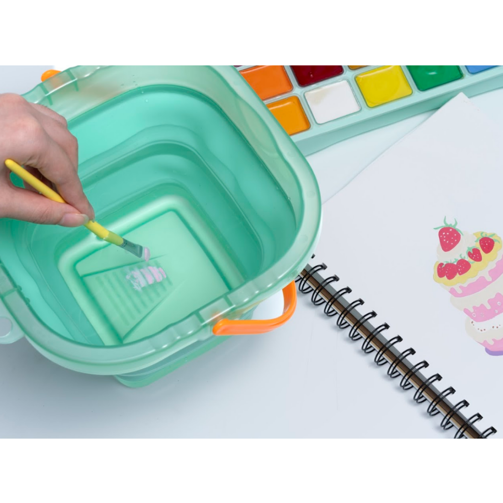 Складное ведерко для мытья кистей "Miya" - 7