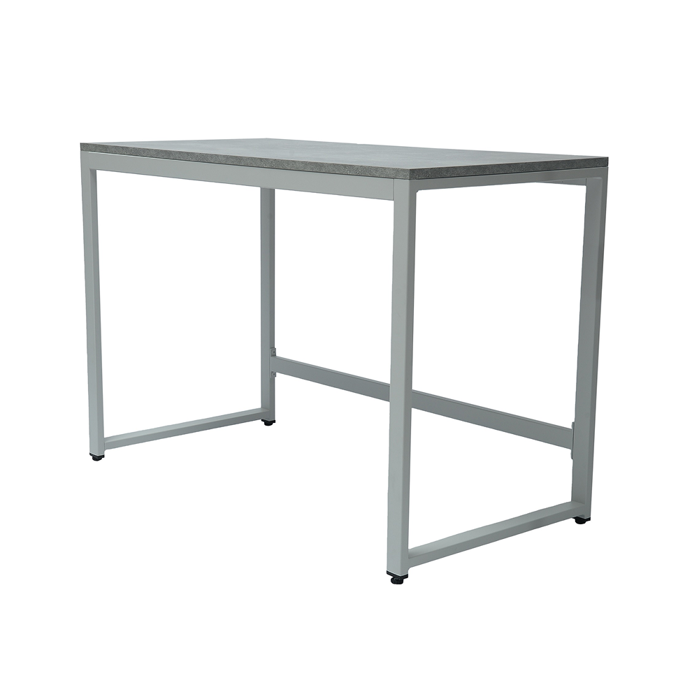 Стол письменный ALLERD RION, белый муар, Бетон