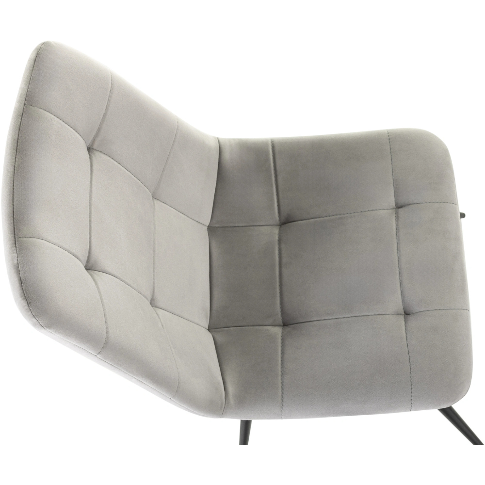 Стул Бюрократ "CH-K1_4", ткань, светло-серый, металл, комплект 4 штуки - 3