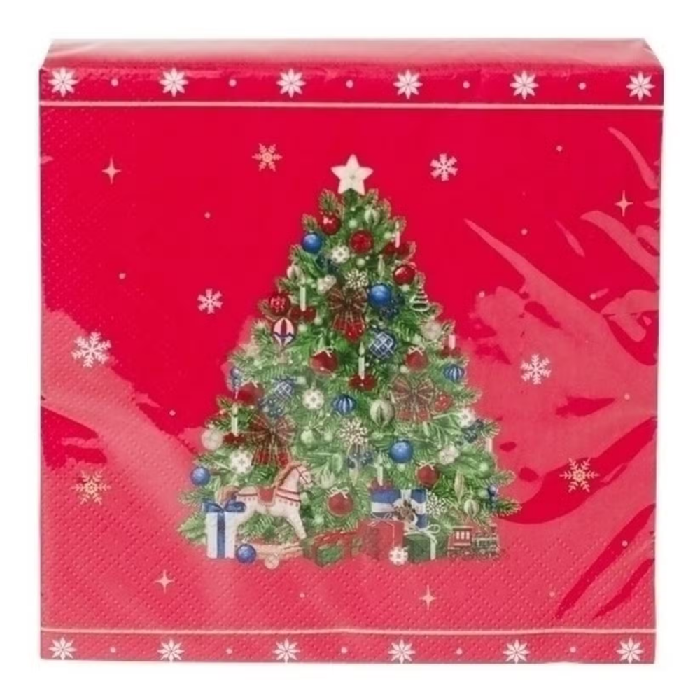 Салфетки бумажные "New Years Joy", 33х33 см, 12 шт