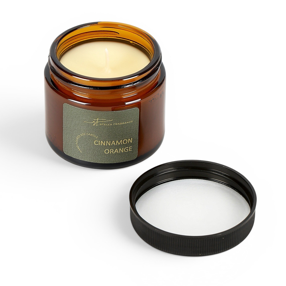 Свеча декоративная "Stella Fragrance. Cinnamon Orange", 50 гр.