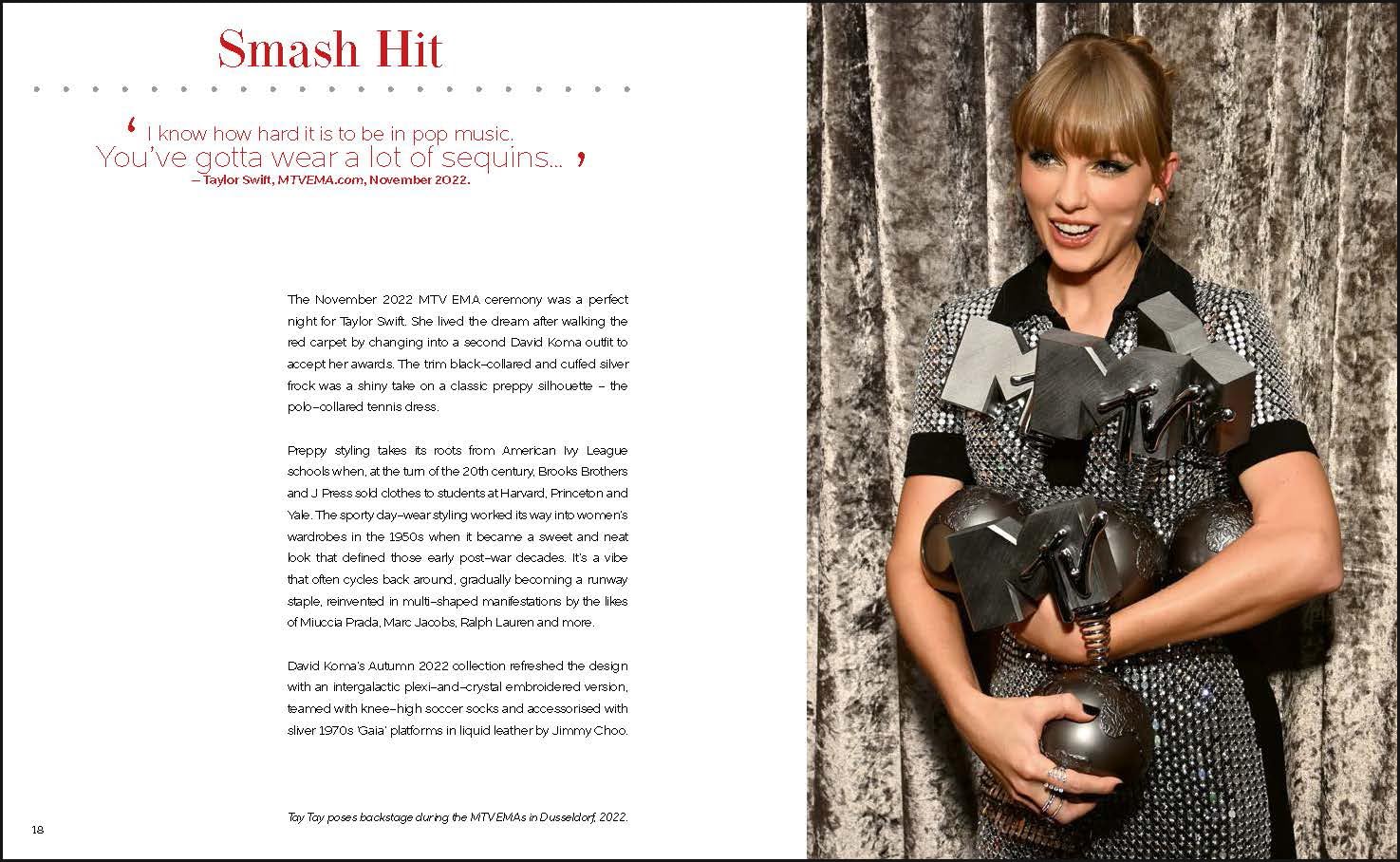 Книга на английском языке "Taylor Swift and the Clothes She Wears", Newman T. 