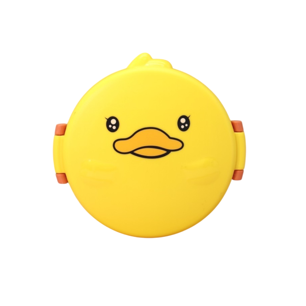 Контейнер для еды "Duck", пластик, желтый