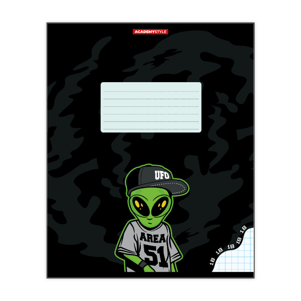 Тетрадь "Гуманоид", А5, 18 листов, клетка, ассорти - 4