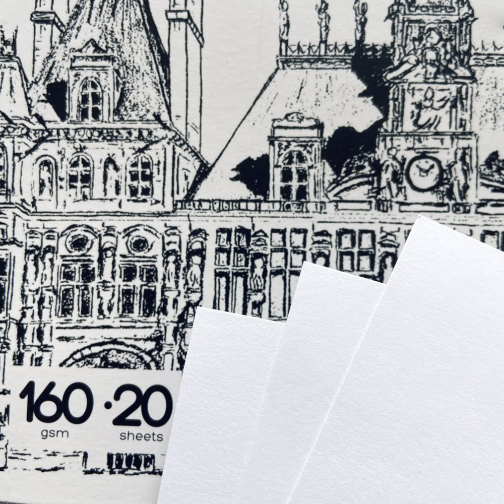 Блок бумаги для акрила, гуаши и темперных красок "Sketch&Art", А4, 160 г/м2, 20 листов  - 4