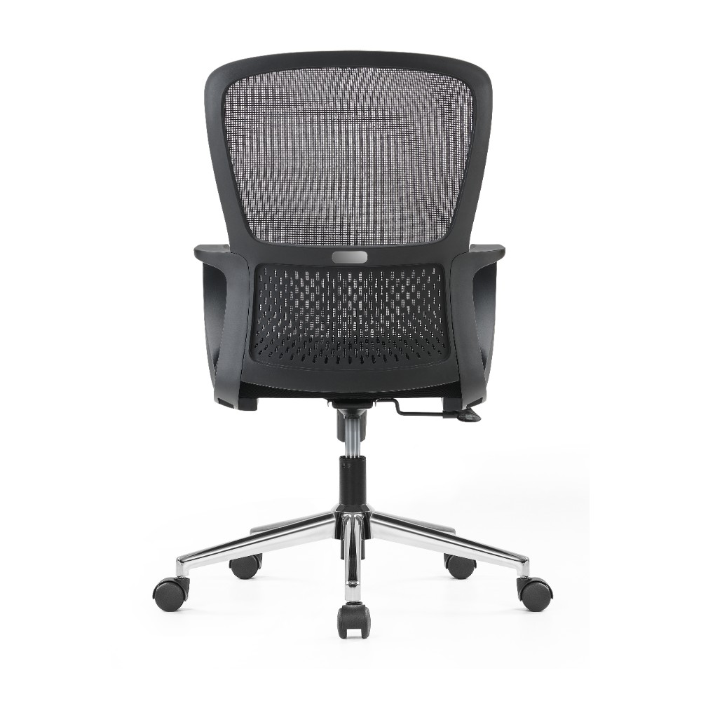 Кресло компьютерное SitZone U-069B, сетка, ткань, черный - 5