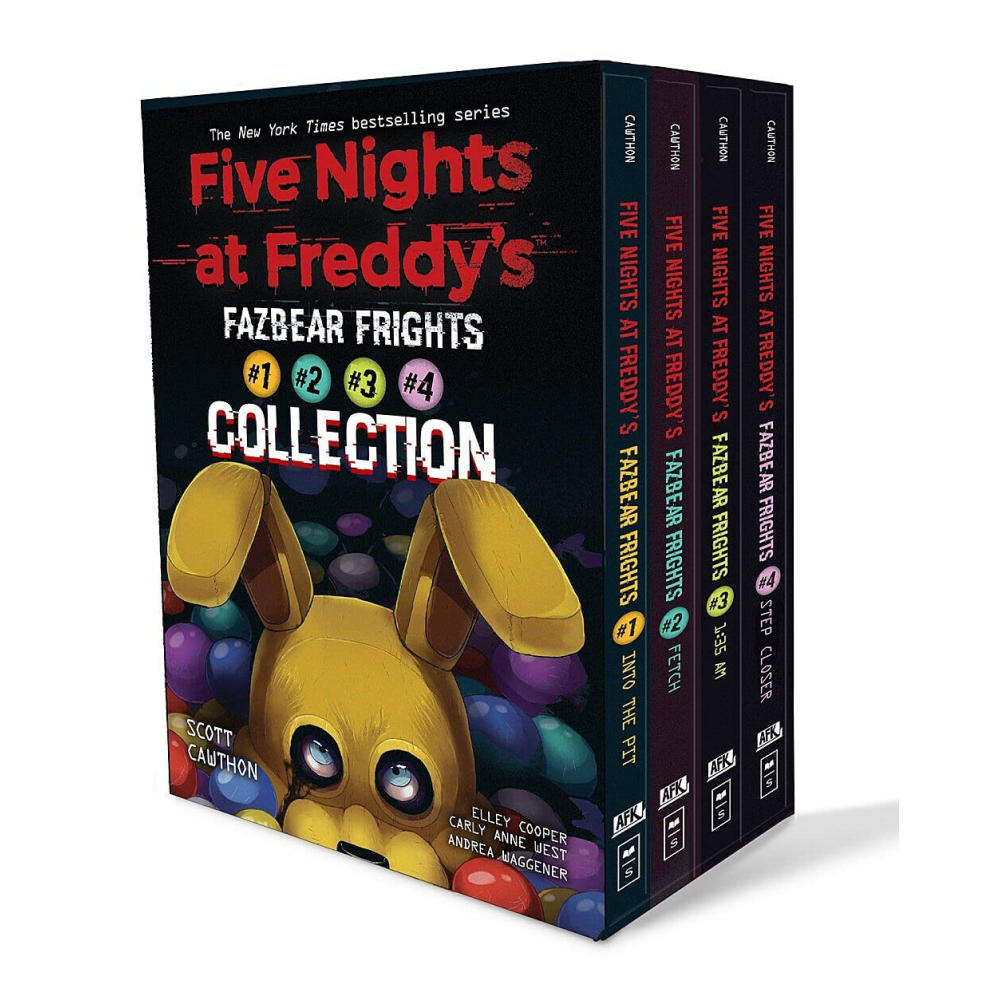 Комплект из 4-х книг на английском языке "Five Nights At Freddy's Fazbear Frights  Box Set 4 in 1", Cawthon S., Cooper E., West C. A. 