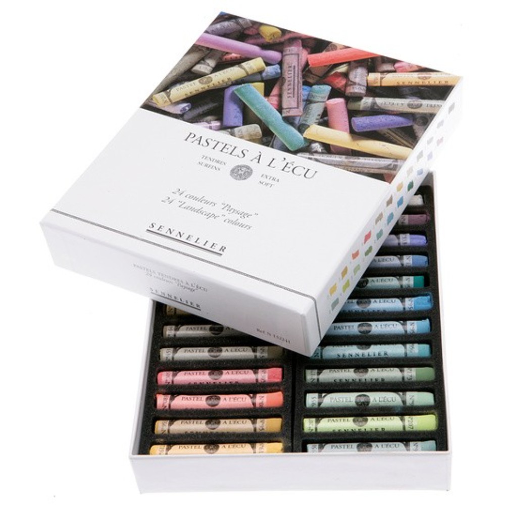 Пастель сухая "À l'écu Pastel. Коллекция пейзажей", 24 цвета