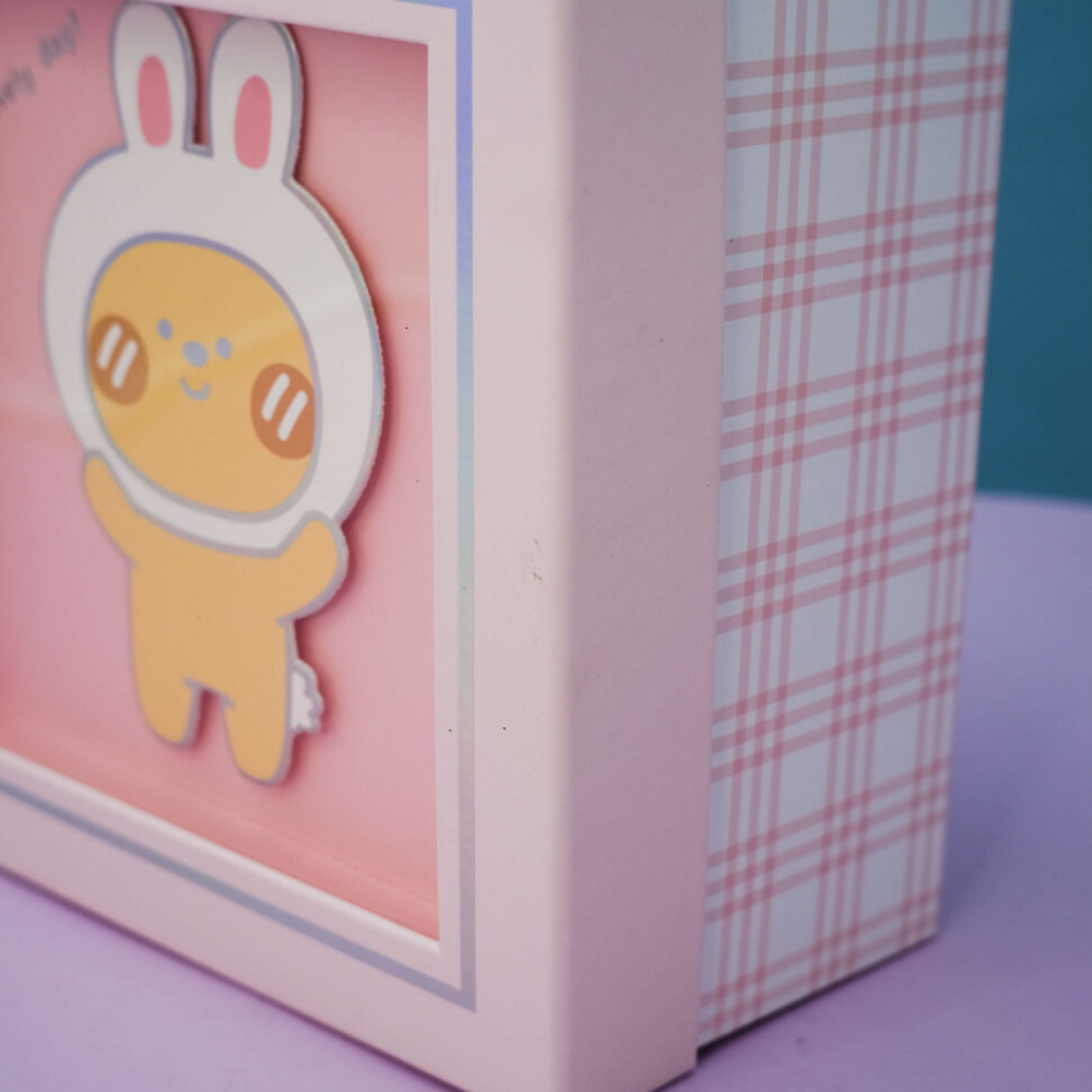 Коробка подарочная "Bunny hat", 19х19х9.5 см