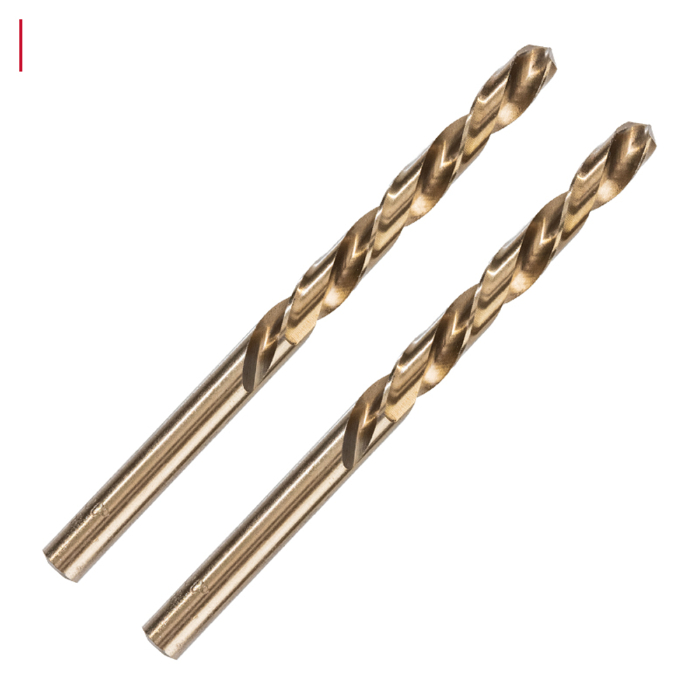 Сверло по металлу Deli RS EDH-MHZ010-E2, 1.0 мм, DIN 338, HSCo 5%, 2 шт.