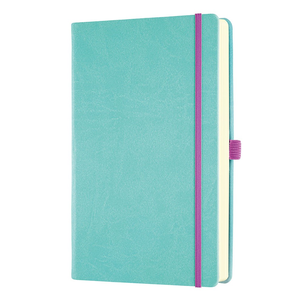 Блокнот Castelli Milano "Aqua Green", А5, 120 листов, клетка, бирюзовый