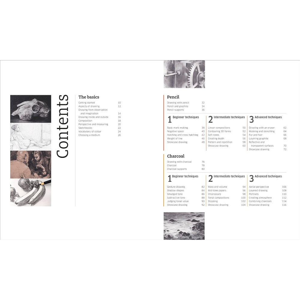 Книга на английском языке "Artists Drawing Techniques", DK - 7
