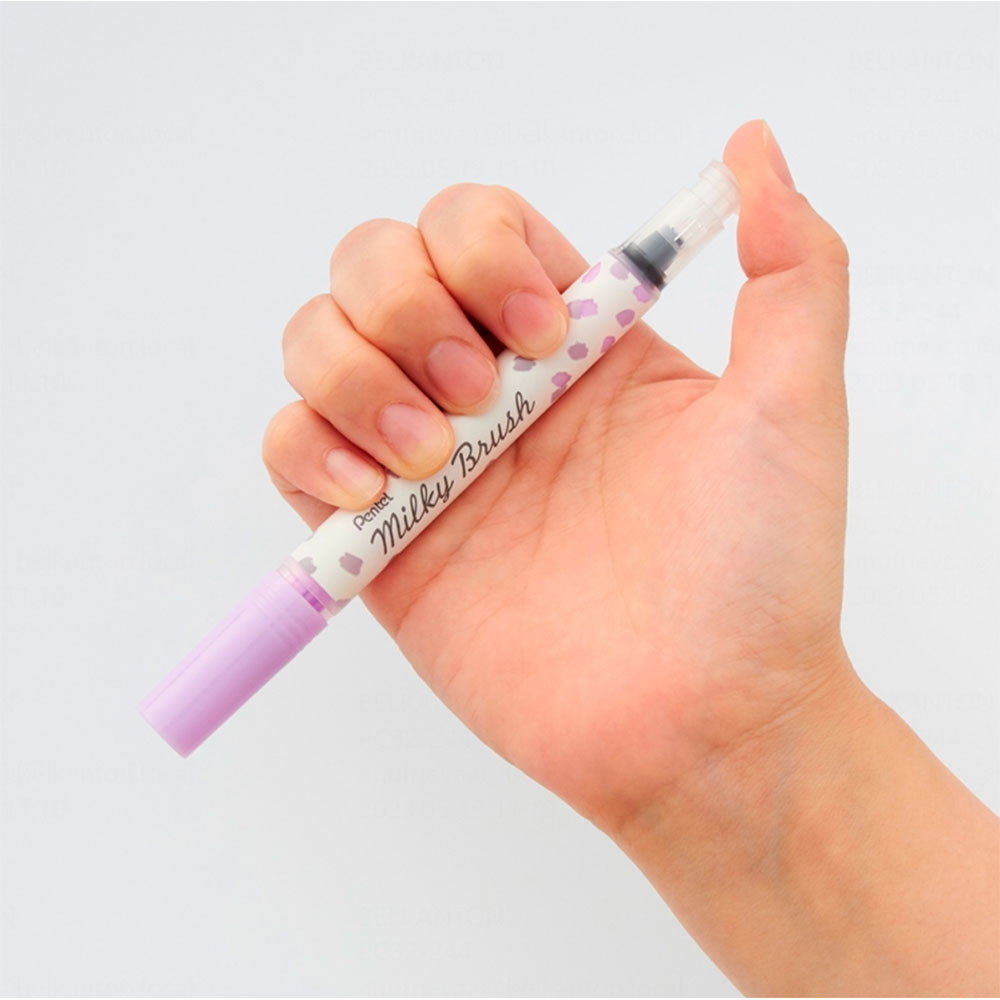 Маркер-кисть "Milky Brush", фиолетовый пастельный - 3