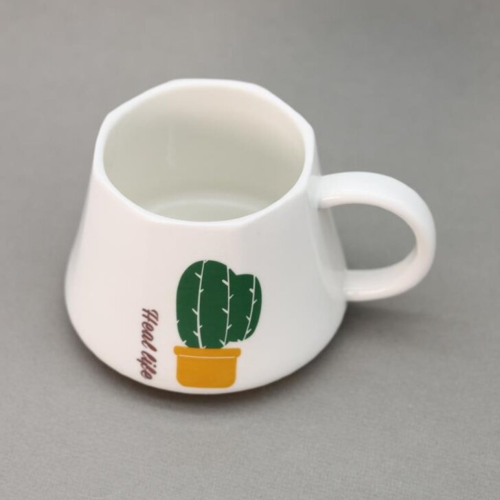 Кружка "Heal life", керамика, 400 мл, белый - 4