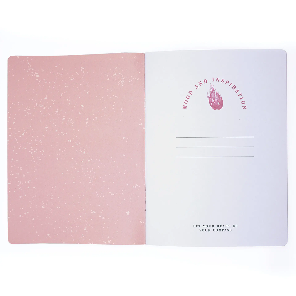 Тетрадь "Jane. Nature Mind", А4, 40 листов, клетка, скоба сбоку, бежевый