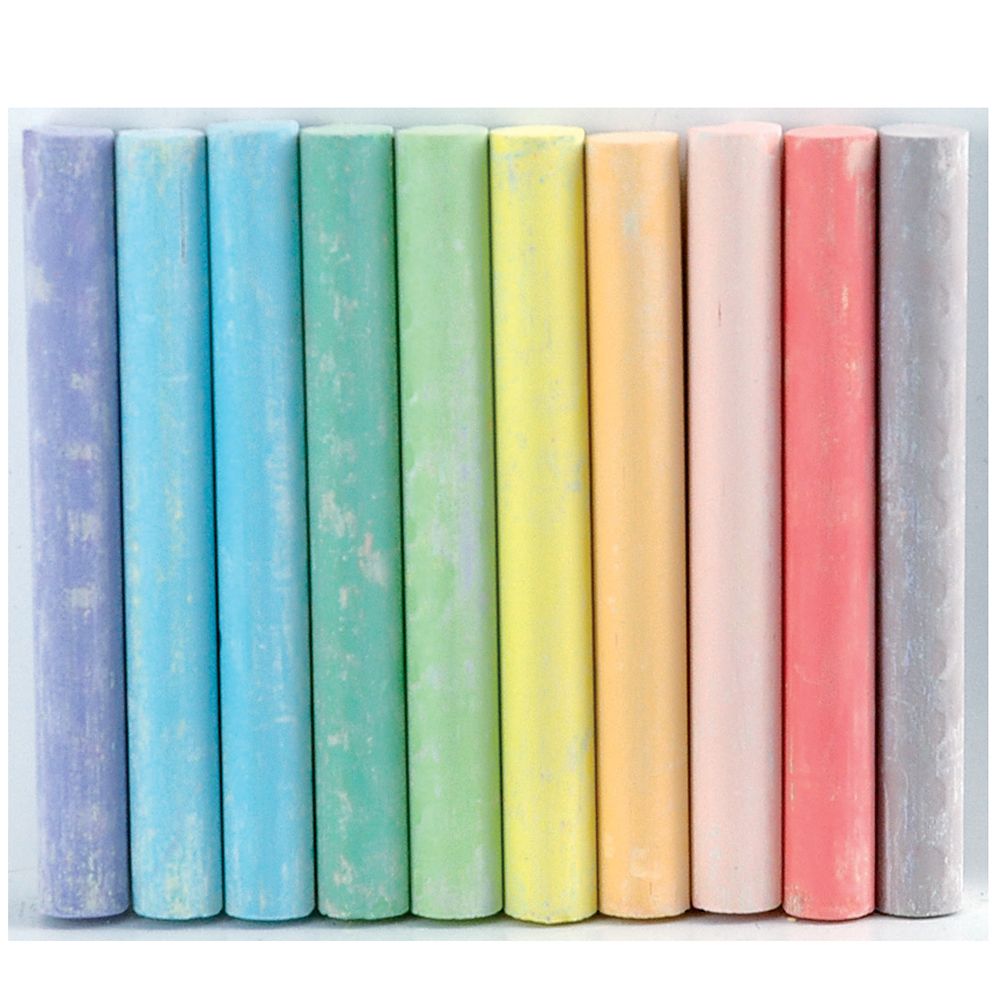 Мелки для доски круглые Maped "Color Peps", 10 цветов, ассорти - 2