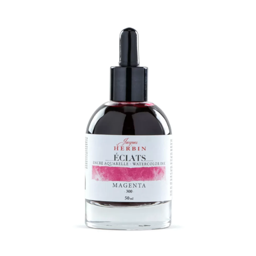 Чернила акварельные "Herbin. Eclats", маджента, 50 мл.
