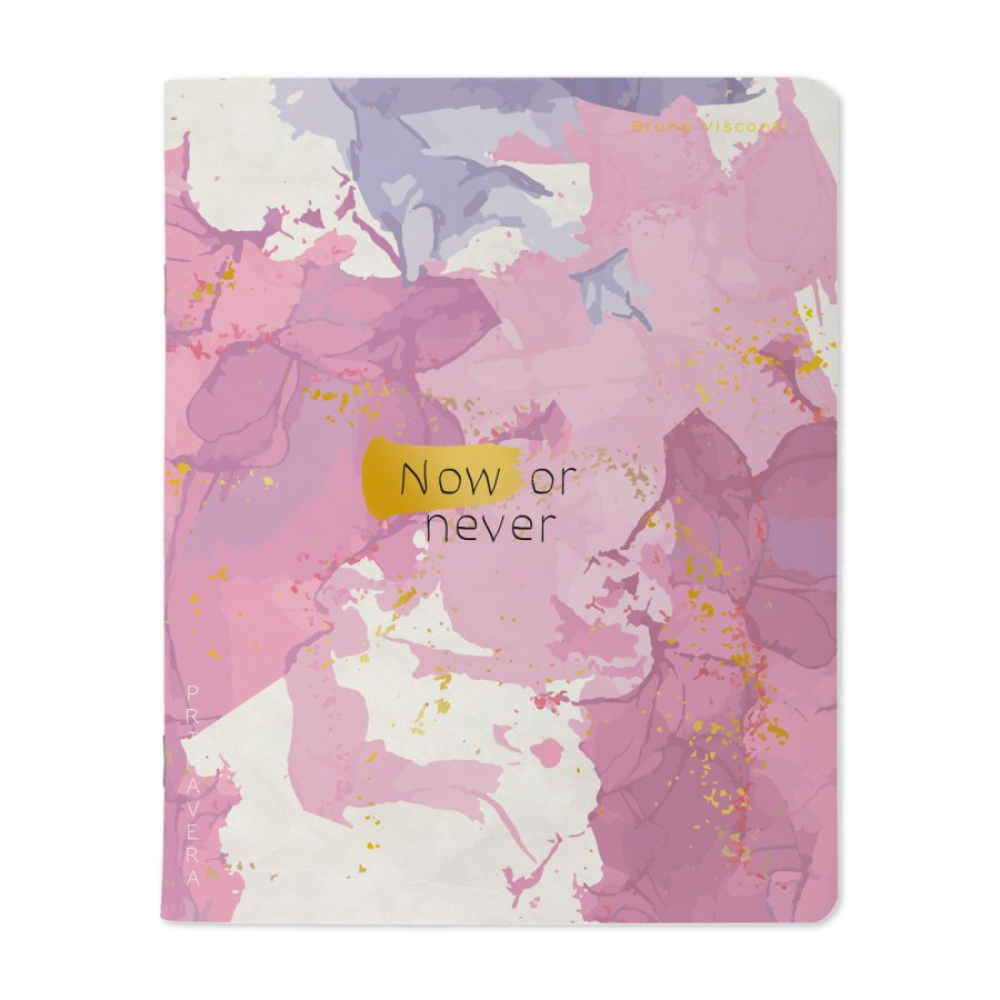 Тетрадь "Primavera", A5, 48 листов, клетка, скоба сбоку, ассорти - 4