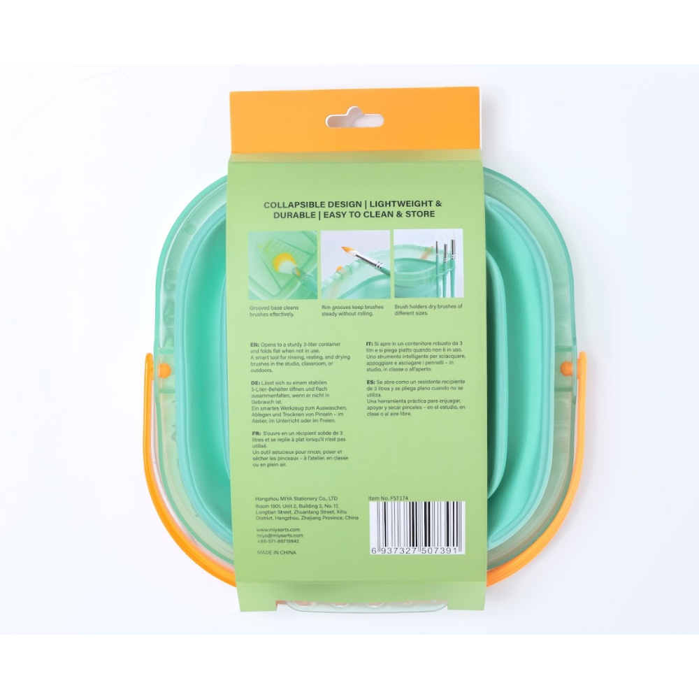 Складное ведерко для мытья кистей "Miya" - 5