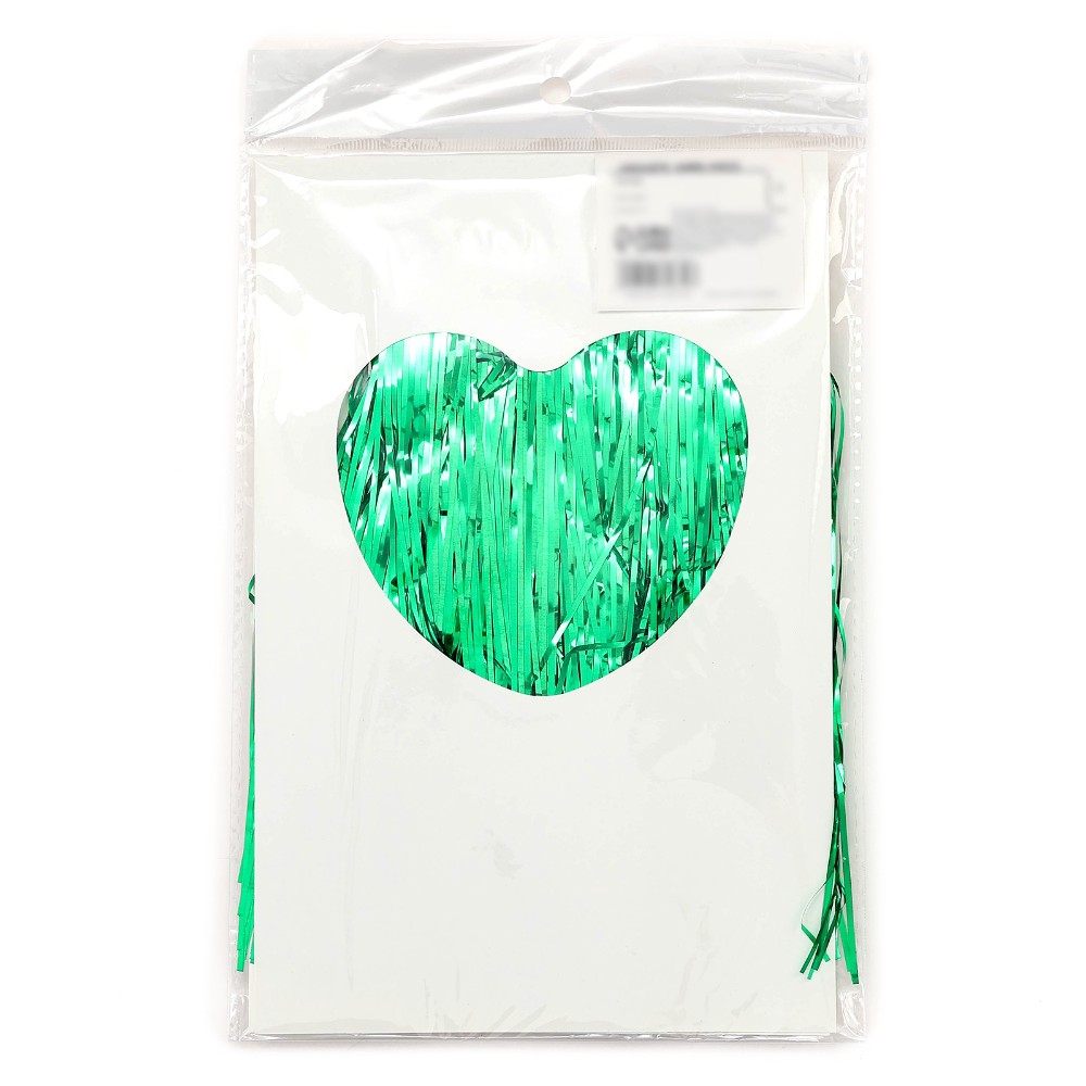 Гирлянда "Дождик", 2 м, ПВХ, с липкой лентой, зелёный - 5