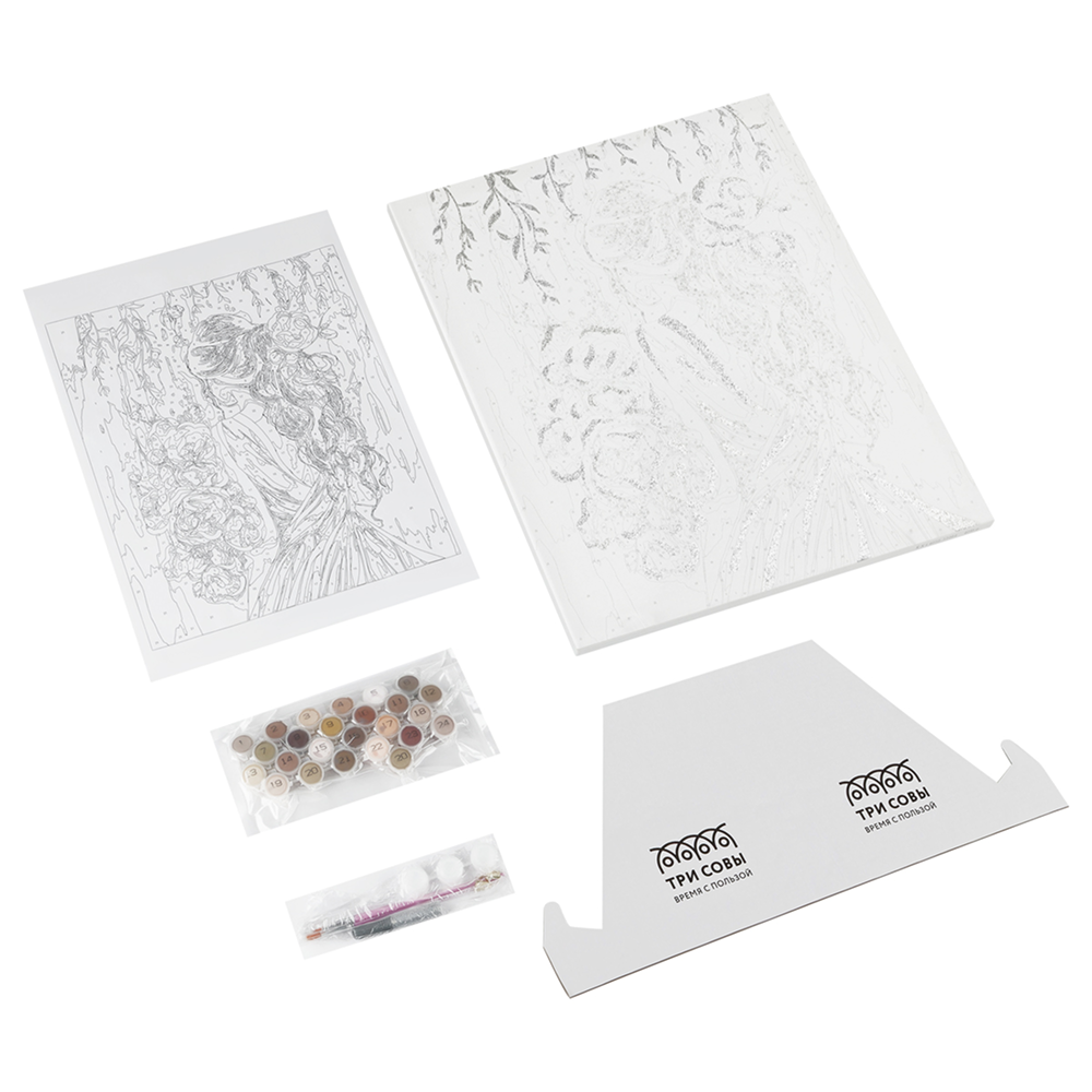 Картина по номерам "Невеста" - 3