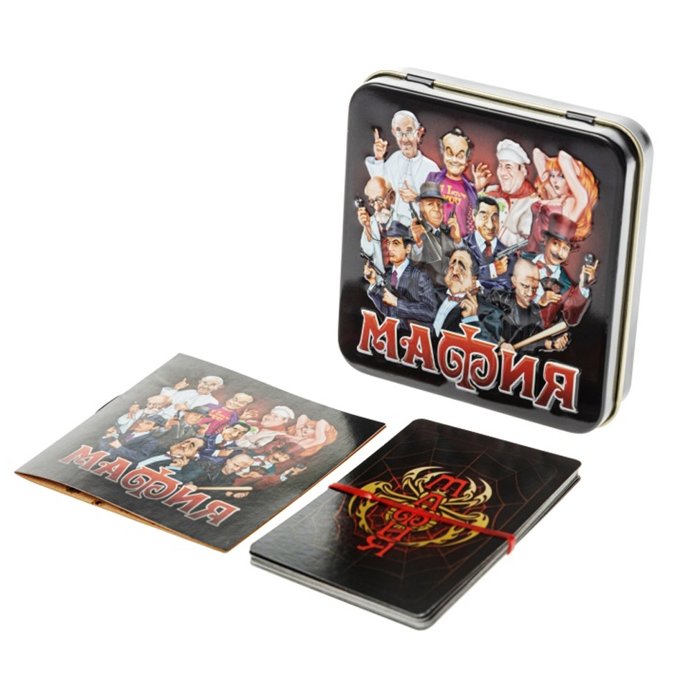 Игра настольная "Мафия" в металлической коробке - 3