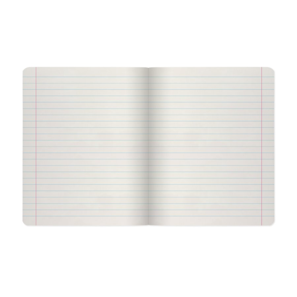 Тетрадь "Flowers challenge", A5, 48 листов, линейка, скоба сбоку, ассорти - 8