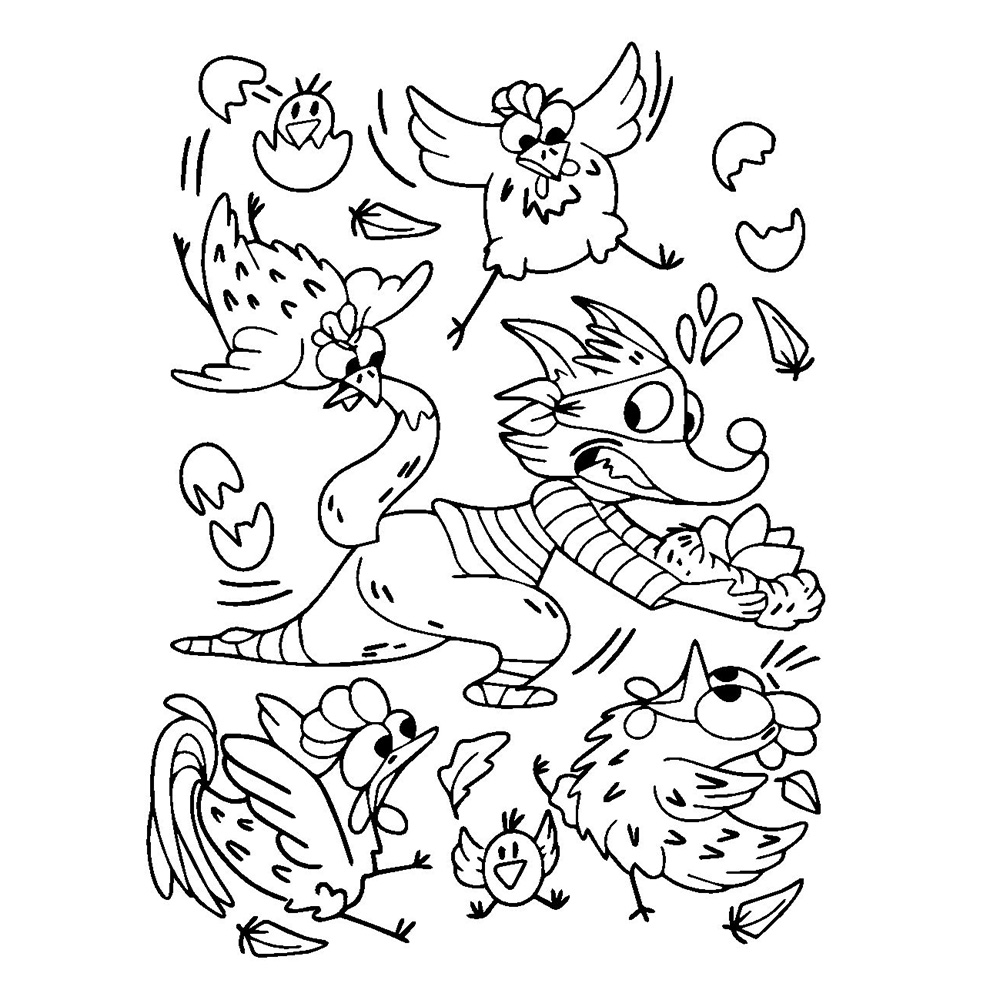 Раскраска "Ожидается ЛИСоПАД! Раскраска для творческих хитрюшек", Шпилёва Ю.Н. - 7