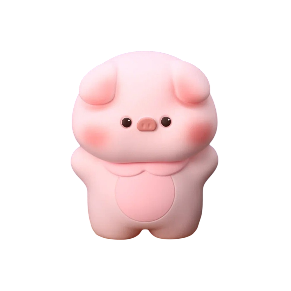 Копилка "Baby Pig", пластик, розовый