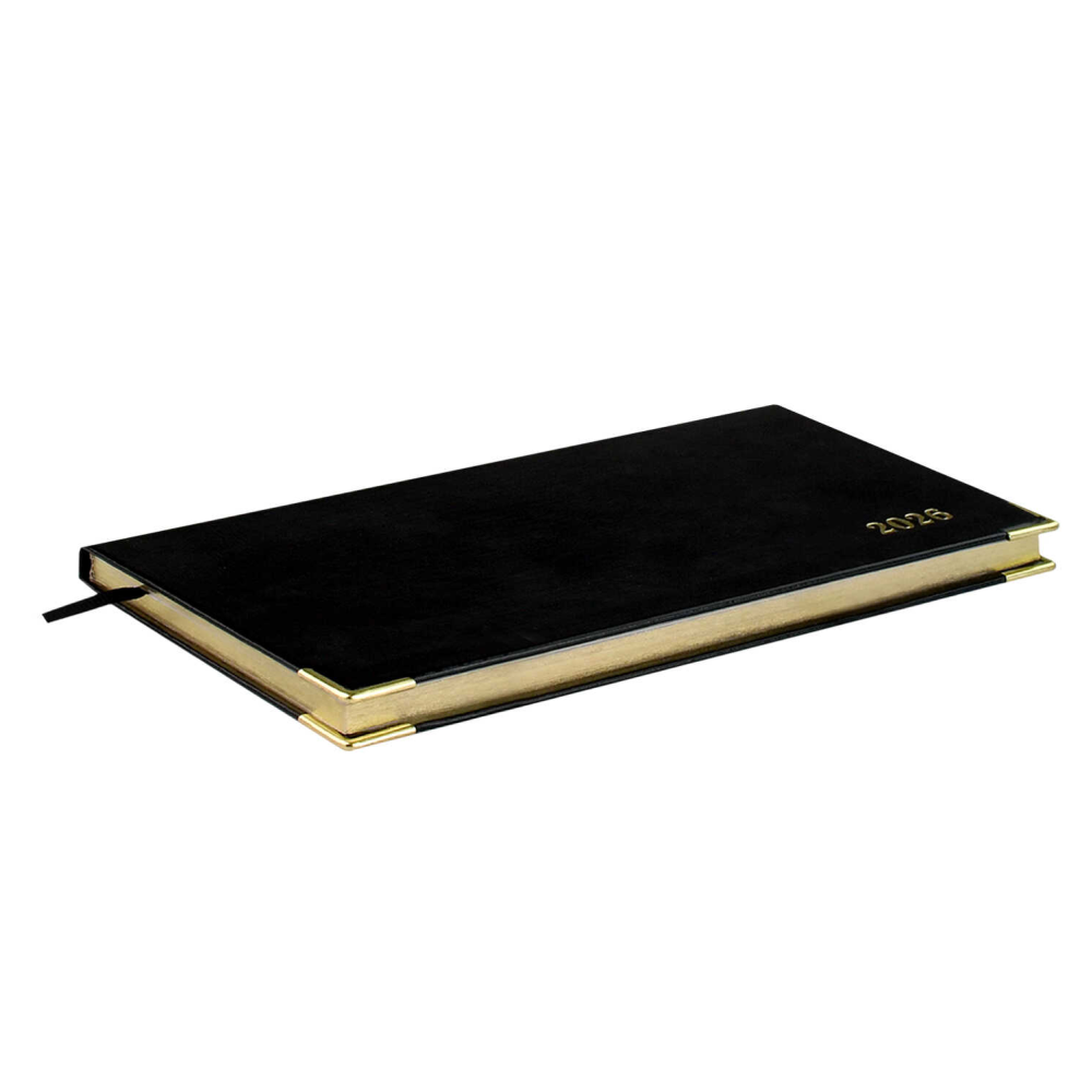 Еженедельник датированный "Сафир", 170х88 мм, 128 страниц, черный, 2026