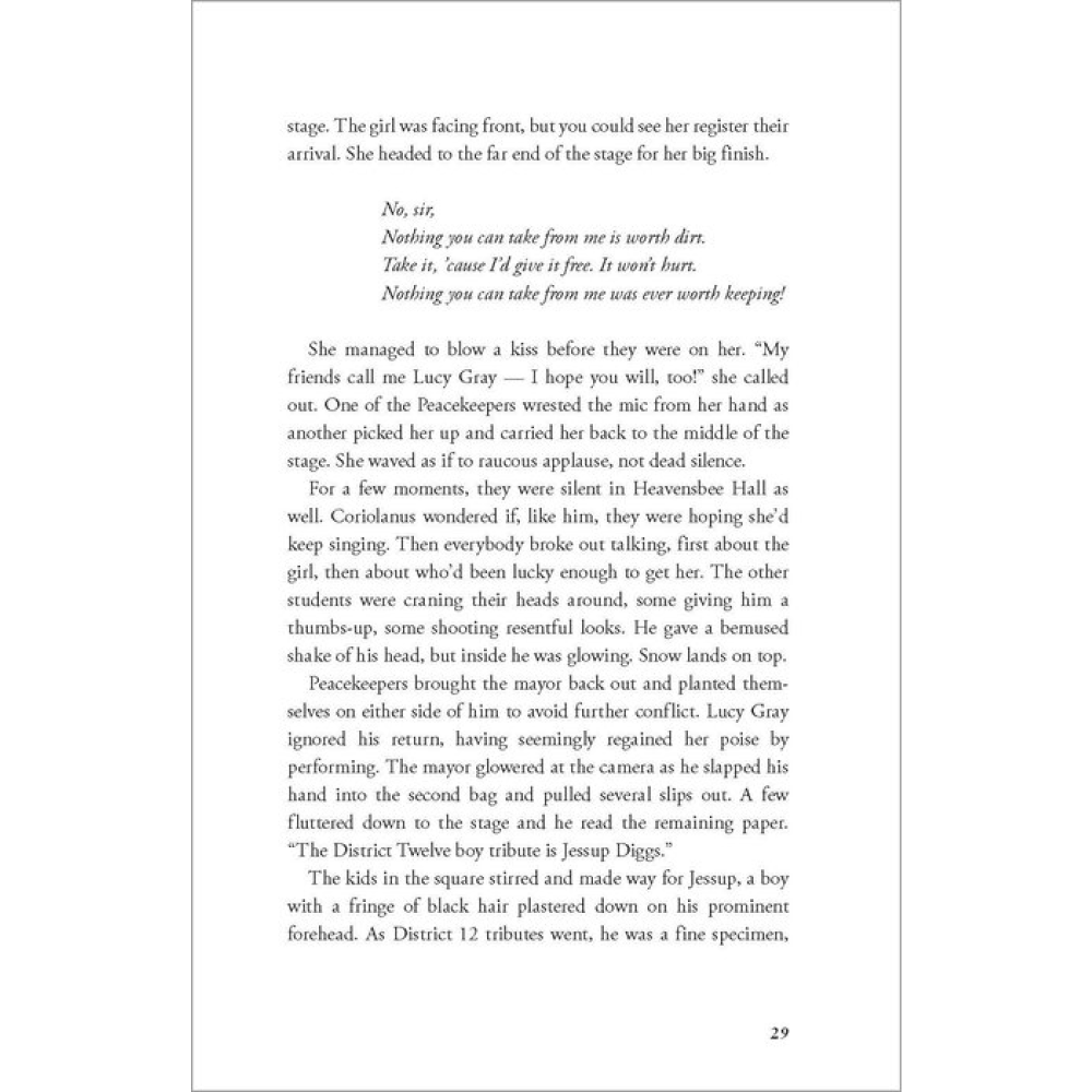 Книга на английском языке  "Ballad of songbirds and snakes", Suzanne Collins