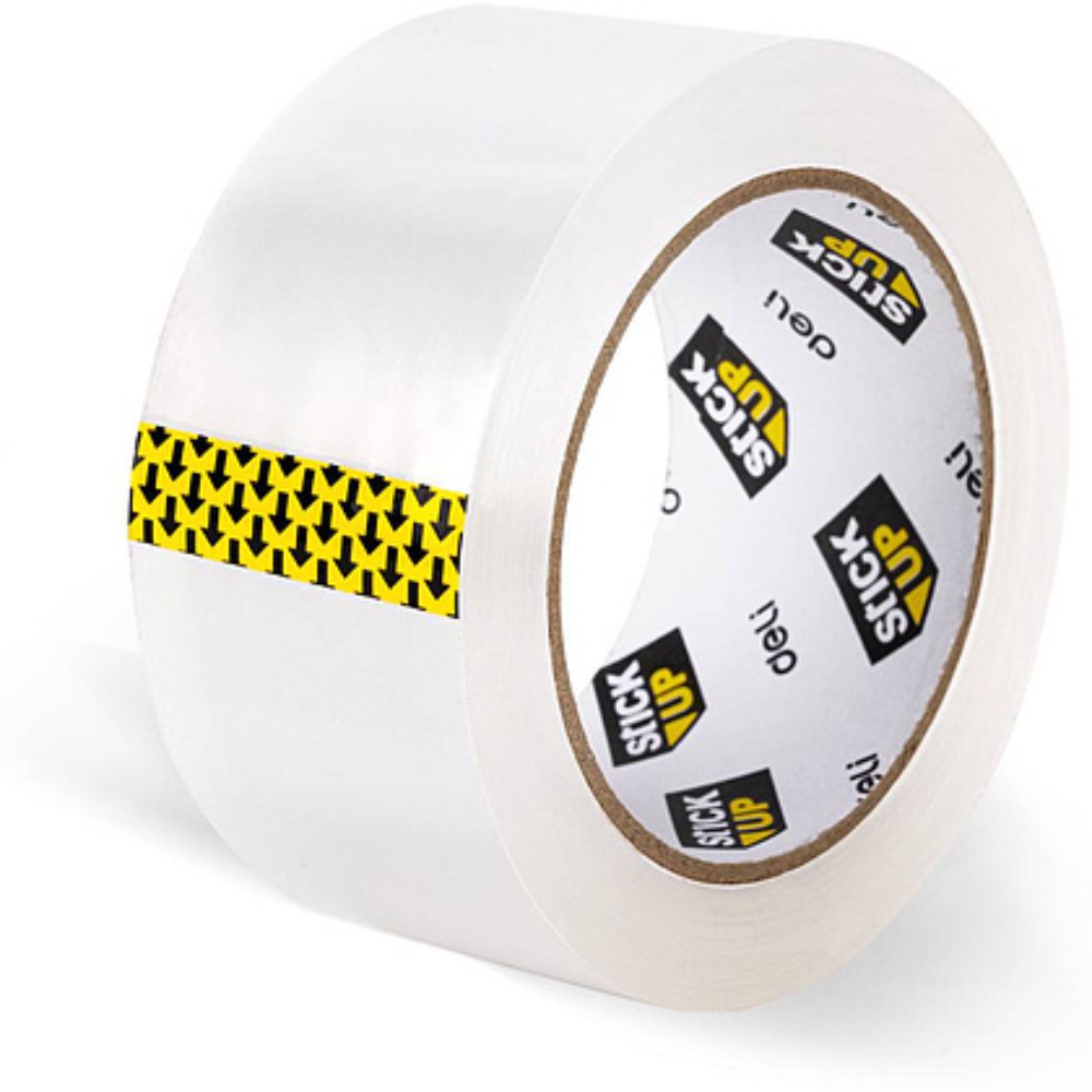 Клейкая лента упаковочная "Deli" 48х54,9 мм/м, 45 мкм, прозрачная