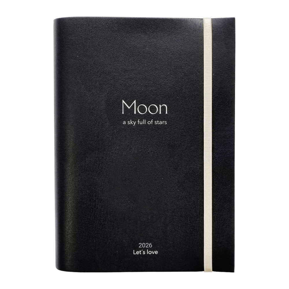 Ежедневник датированный "Universe" 2026, А5, 352 страницы, черный