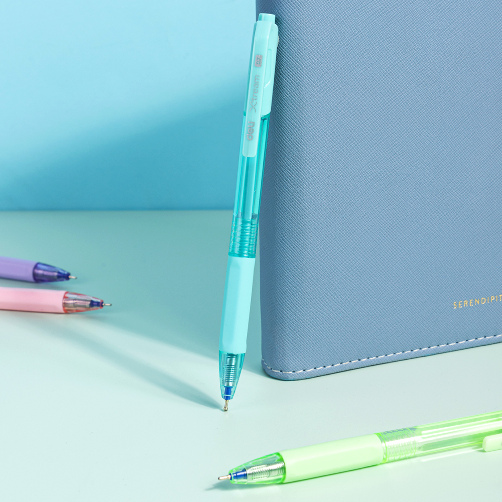 Ручка шариковая автоматическая "Extra", 0.7 мм, ассорти, стерж. синий - 5