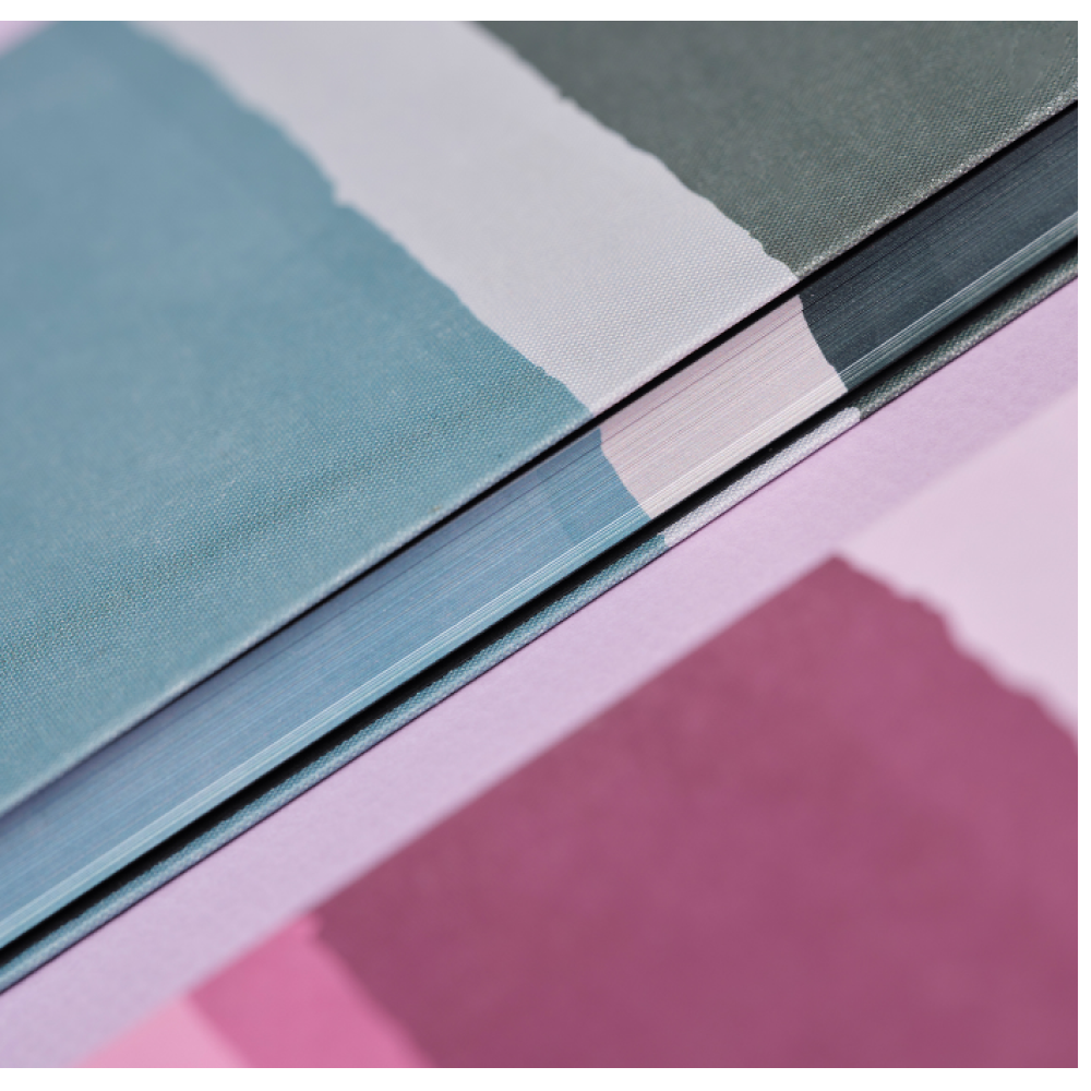 Еженедельник датированный "Stripes dusty pink", А5, 96 листов, розовый, срез разноцветный, 2026 - 5