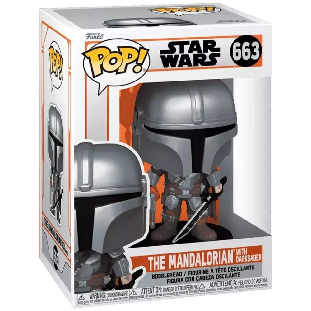 Фигурка Funko POP! Звездные войны: Мандалорец с мечом