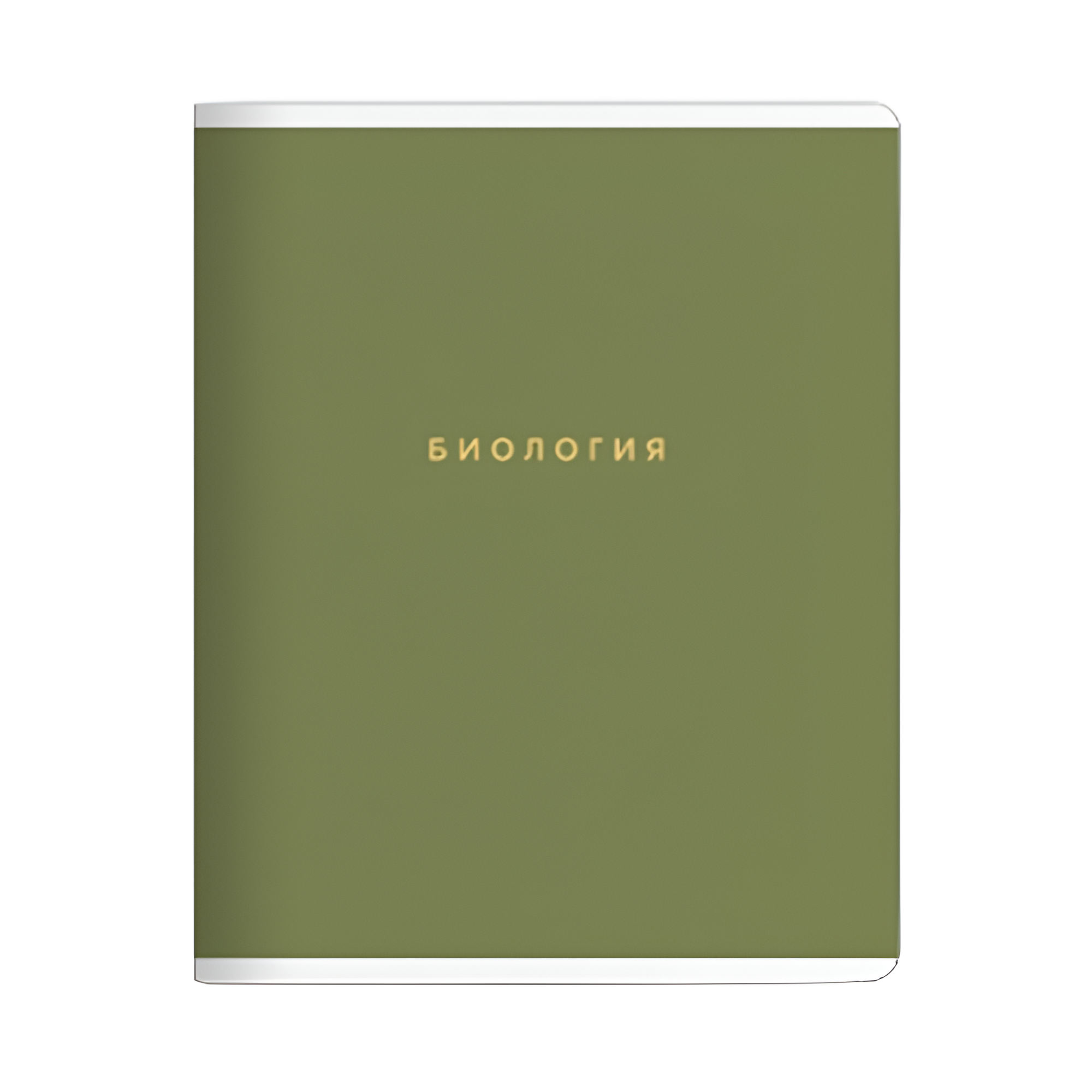 Тетрадь предметная "Block биология", А5, 48 листов, клетка, скоба сбоку, болотный