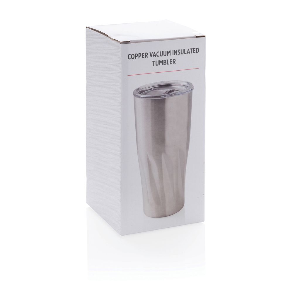 Кружка термическая "Copper", металл, пластик, 500 мл, серебристый - 5