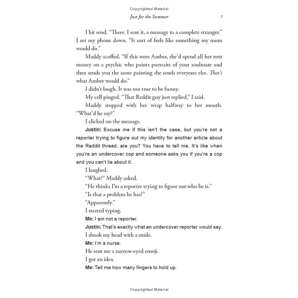 Книга на английском языке "Just For The Summer",  Abby Jimenez - 15