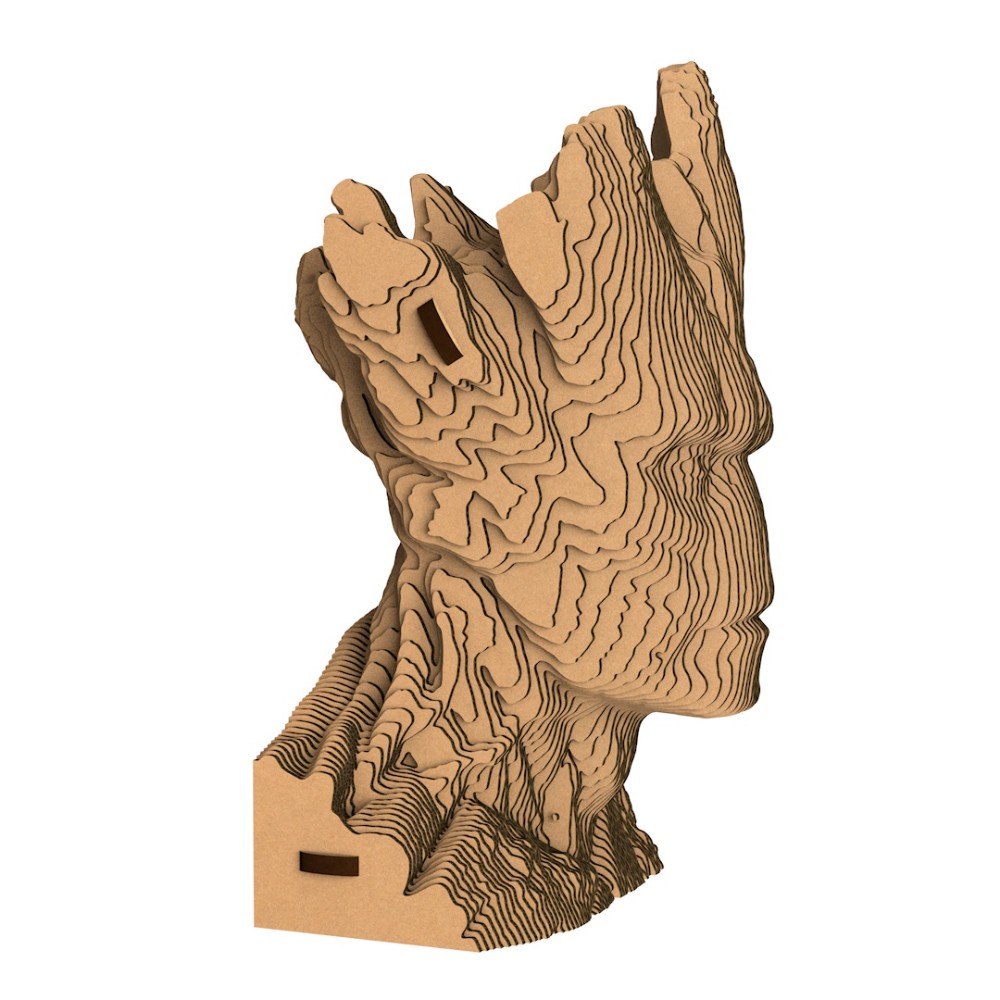 Пазл картонный 3D "Бюст Грут"