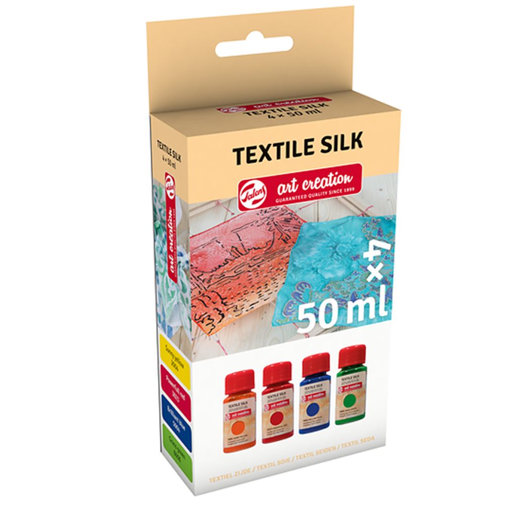 Набор красок декоративных для батика "Talens art creation", 4 цвета