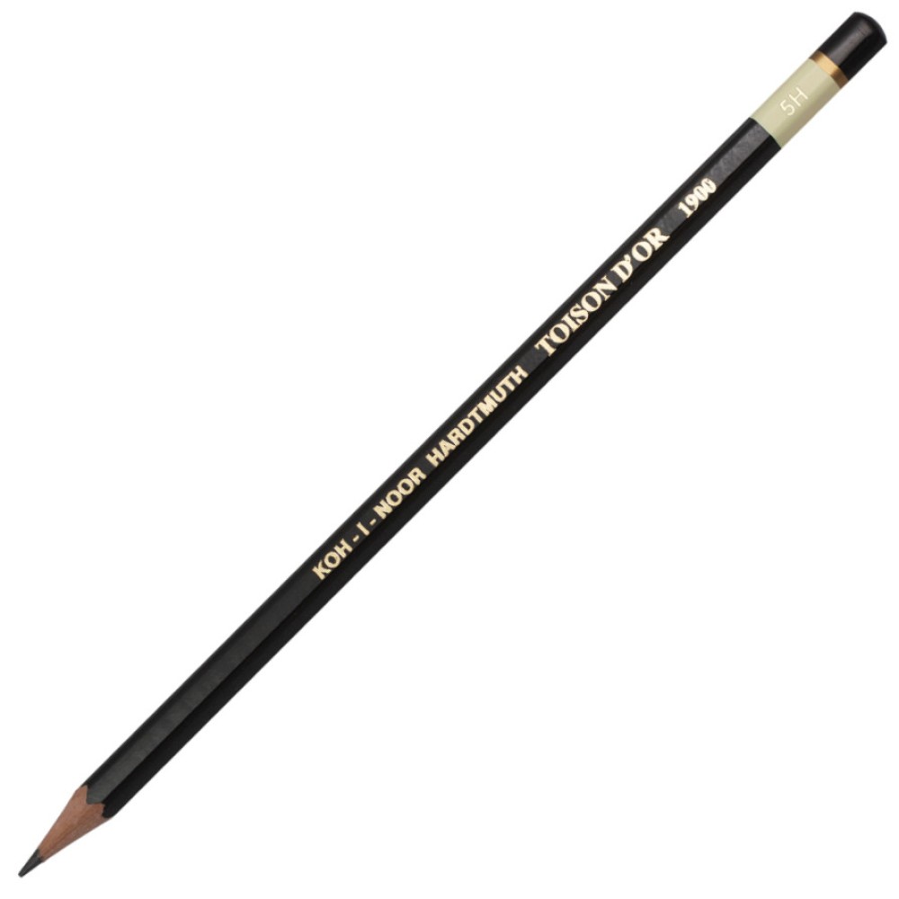 Карандаш чернографитный "Koh-I-Noor 1900", 5H